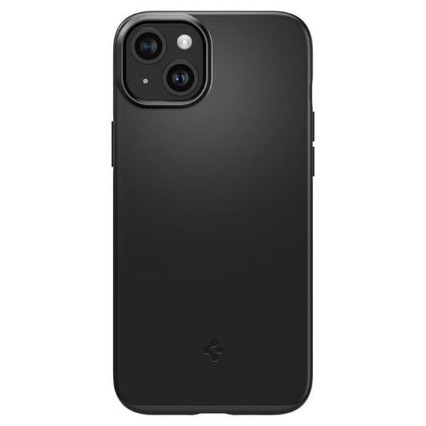 Spigen iPhone 15 Plus -kuori Thin Fit - Musta Svart