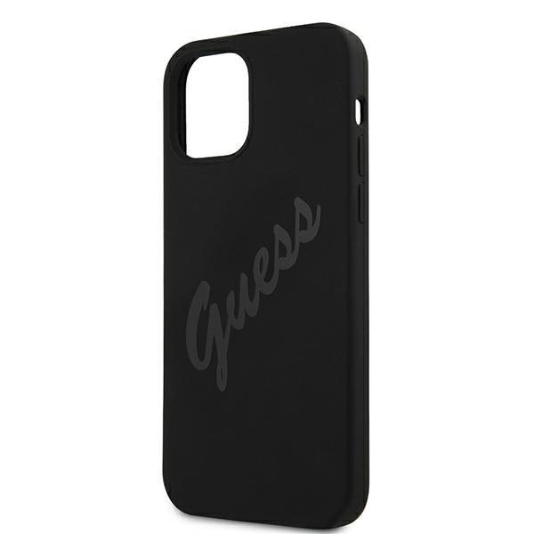 Guess iPhone 12 Pro Max Skal Script Vintage - Musta Black