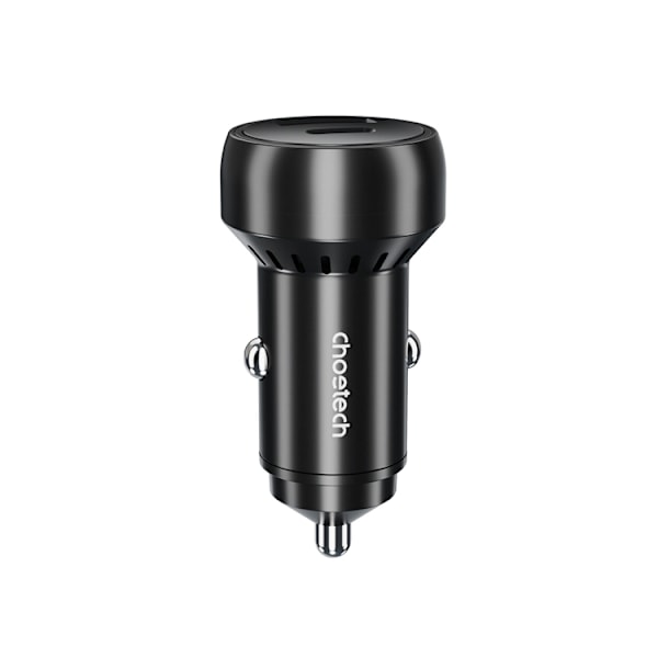 Choetech Billaddare 60W USB-C USB-A - Svart Svart