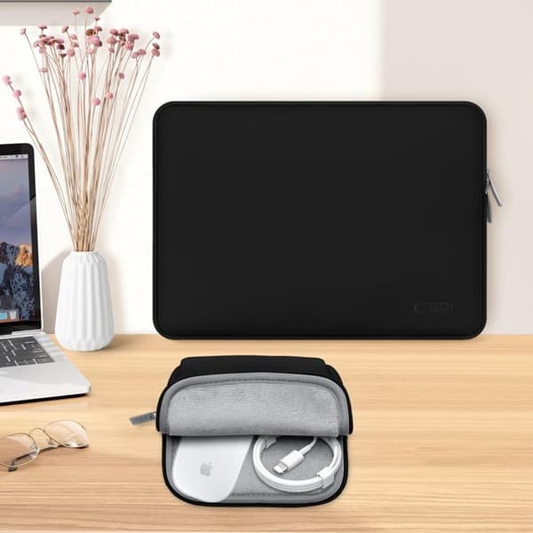 Tech-Protect Laptop Taske til (13-14") Neoslim - Sort Svart