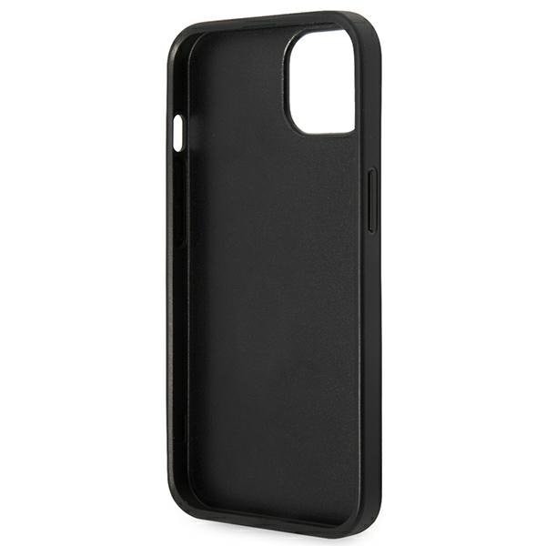 Karl Lagerfeld iPhone 14 Plus Skal Saffiano Karl`s Head Patch - Svart Svart