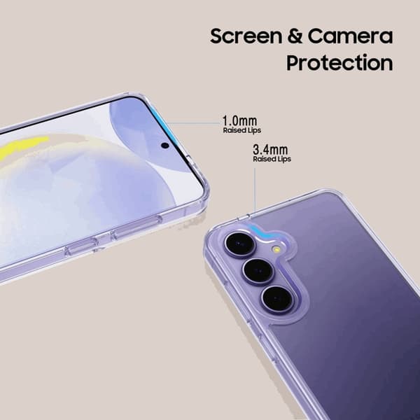 Tech-Protect Mobilskal till Galaxy A36 5G Flexair Hybrid - Clear Transparent