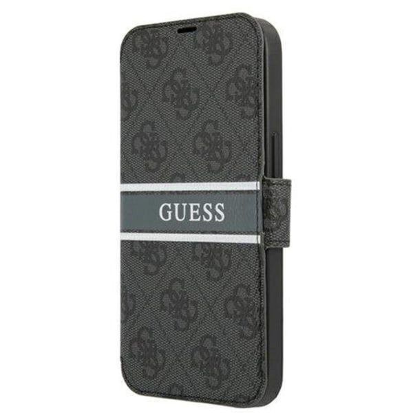 Guess 4G Stripe -kotelo iPhone 13 minille - Harmaa Grey