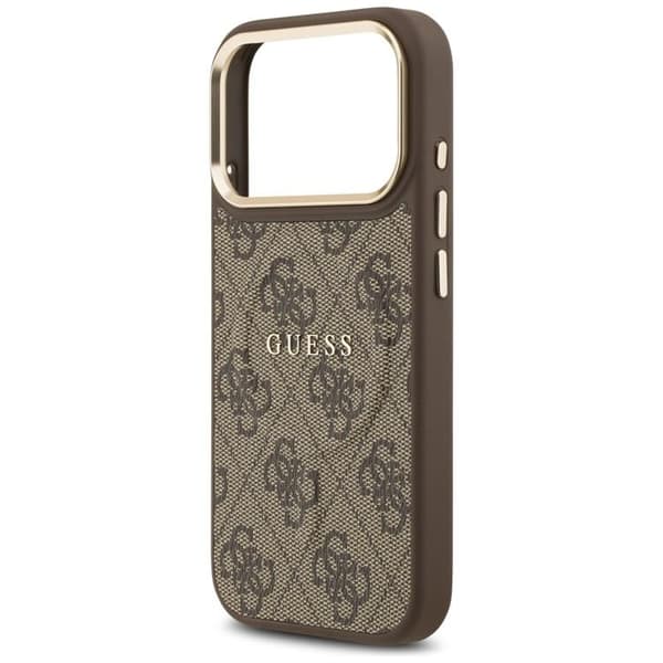Guess telefontaske til iPhone 17 Pro MagSafe 4G PU Classic Logo - Brun Brun