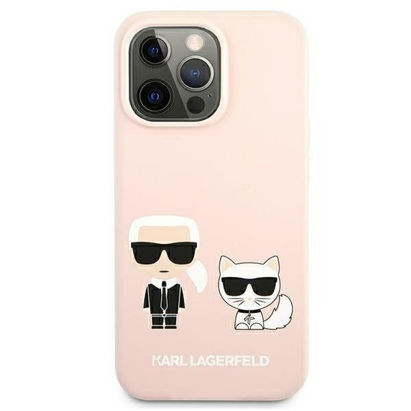 Karl Lagerfeld Karl & Choupette Magsafe Skal iPhone 13 Pro Max - Ljus Rosa