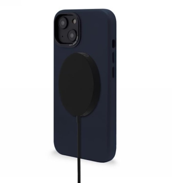 Decoded iPhone 14 Plus Mobilskal Magsafe Läder - Stålblå