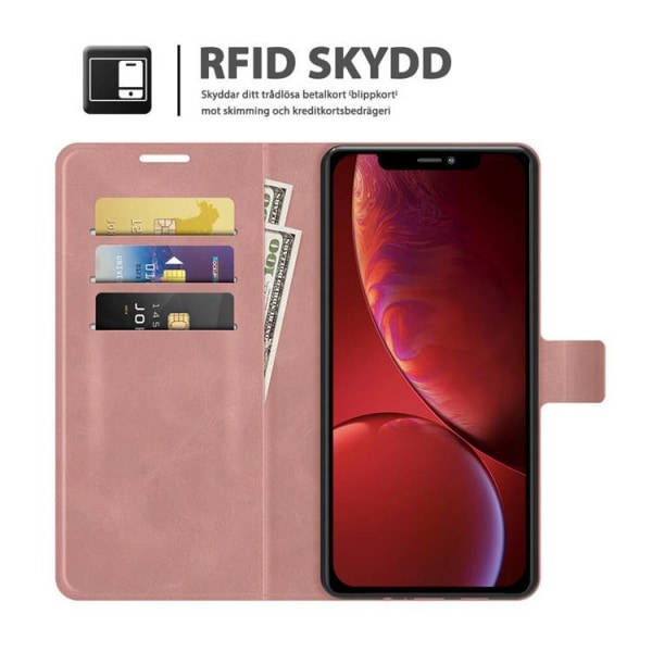 Boom of Sweden RFID-Skyddat Plånboksfodral iPhone X - Rosa Rosa