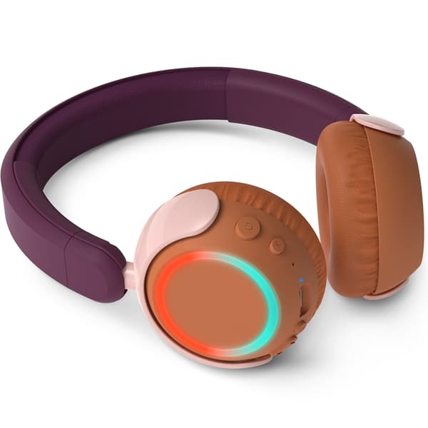 PHILIPS On-Ear Hörlurar Bluetooth Barn Volymbegränsning - Brun Brun