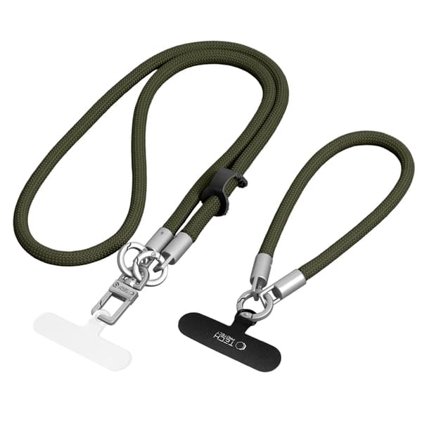 Tech-Protect Mobilrem Crossbody Och Wrist C10S - Olive Grön/Titanium Grön