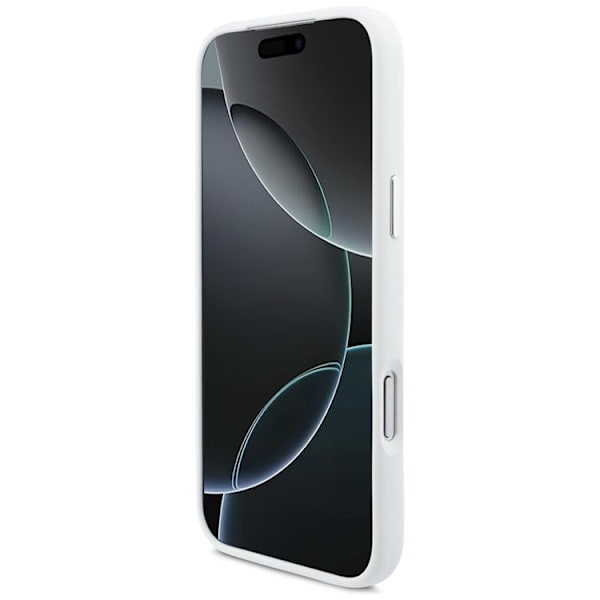 BMW Mobilskal till iPhone 17 Pro Max MagSafe Silikon Horizontal Line Vit