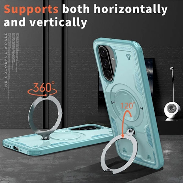 Mobilskal till Galaxy A17 5G Magsafe Kickstand Blå