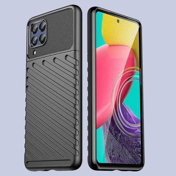 Galaxy M53 5G Taske Thunder Armored Fleksibel - Sort Black
