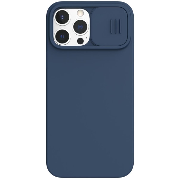 Nillkin CamShield Silky Silikon Skal iPhone 13 Pro Max - Blå Blå