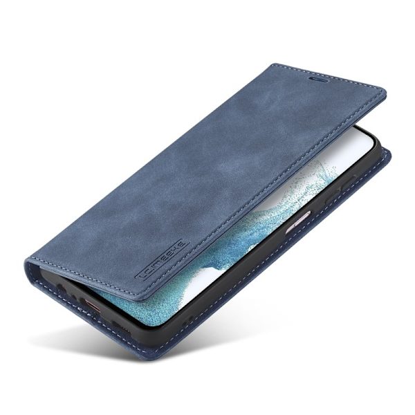 LC.IMEEKE Samsung Galaxy S24 FE Plånboksfodral Konstläder - Blå