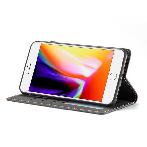FORWENW Fantasy Series iPhone 8 Plus Plånboksfodral Konstläder - Svart