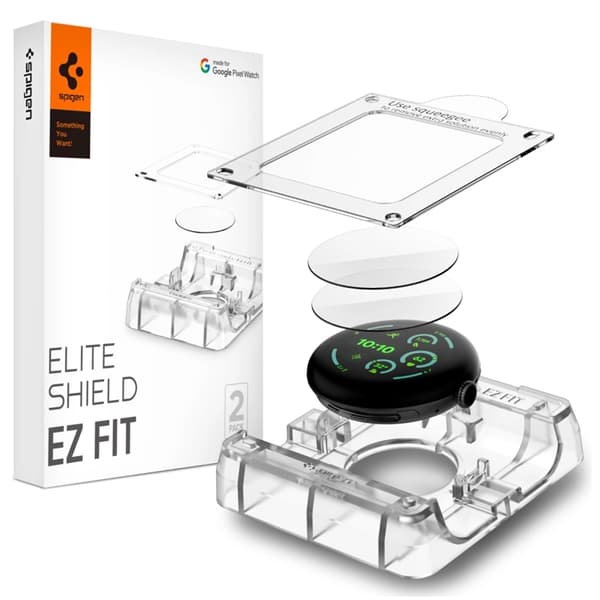 [2-PACK] Spigen Google Pixel Watch 3/4/5 (45mm) Skärmskydd EZ Fit