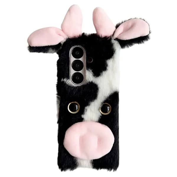 Mobilskal till Galaxy Z Fold7 5G Plush Cow Hård PC - Röd Röd