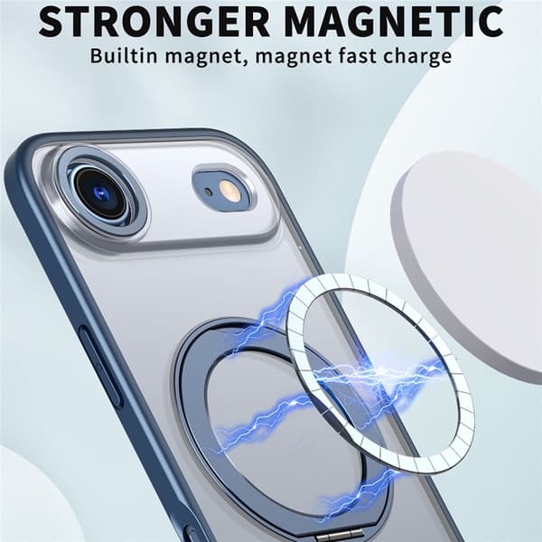 Mobilskal till iPhone Air MagSafe TPU + Acrylic Kickstand - Blå Blå