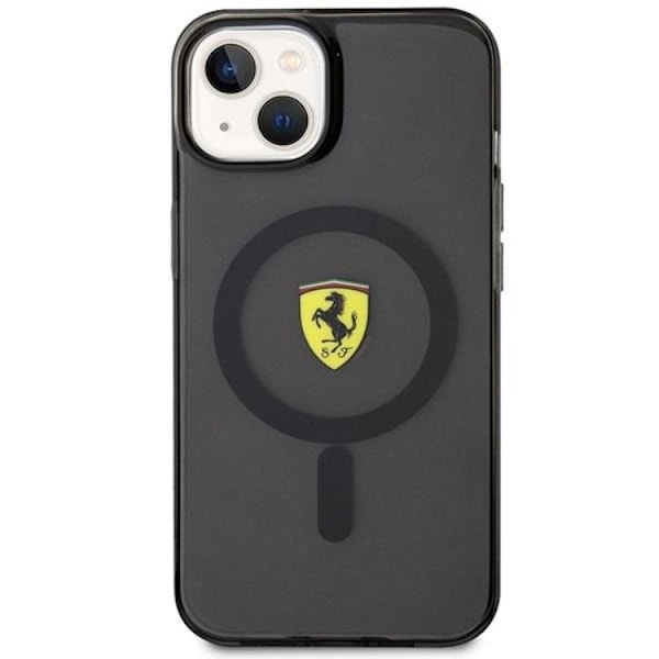 Ferrari iPhone 14 Plus Mobilskal Magsafe Translucent - Svart Svart