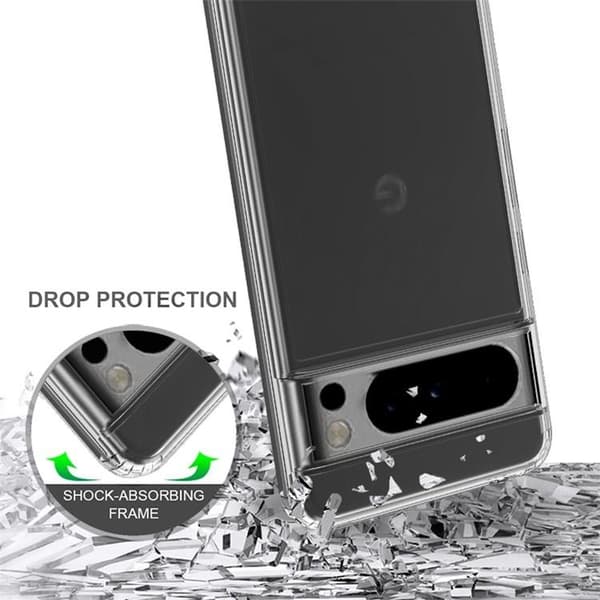 Google Pixel 8 Mobilskal Akryl Soft TPU - Klar Transparent