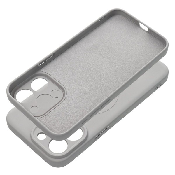 iPhone 15 Pro Max Mobilskal Magsafe Silikon - Titanium Grå