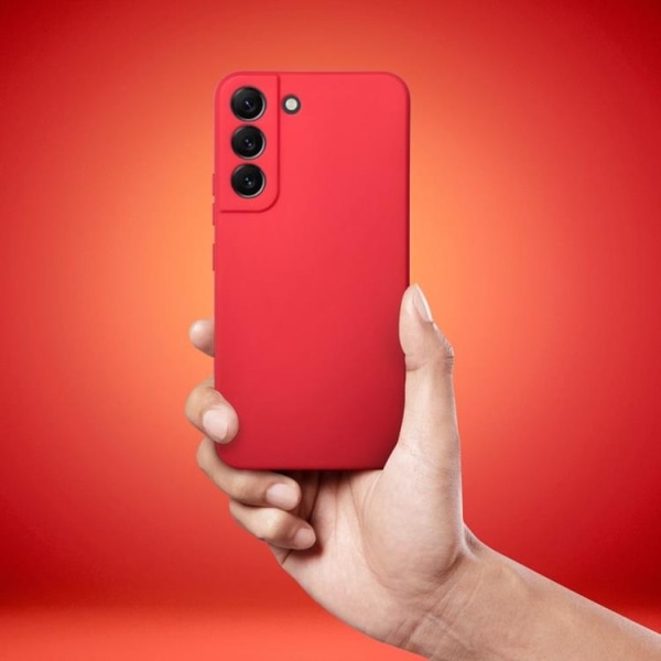 Pehmeä Galaxy A35 5G -mobiilisuojus - punainen