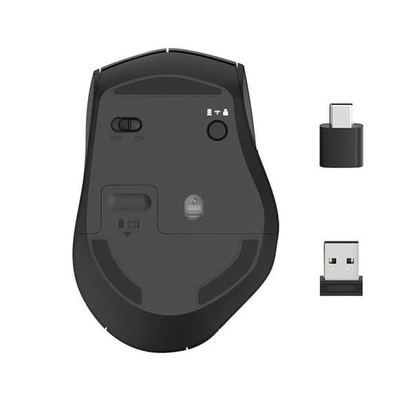 Hama Mus Langaton Dual Mode USB-C/USB-A 6-nappinen - Musta Black