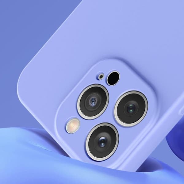 iPhone 14 Plus Skal Silikon - Lilla Lila