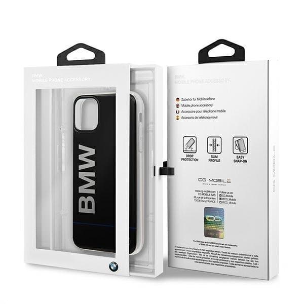 BMW Signature Printed Logo Cover iPhone 11 Pro - Sort Black