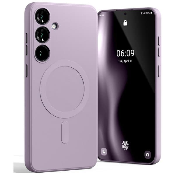 Mercury Telefontaske til Galaxy S25 Plus MagSafe Semi-Silikone - Lys Lilla