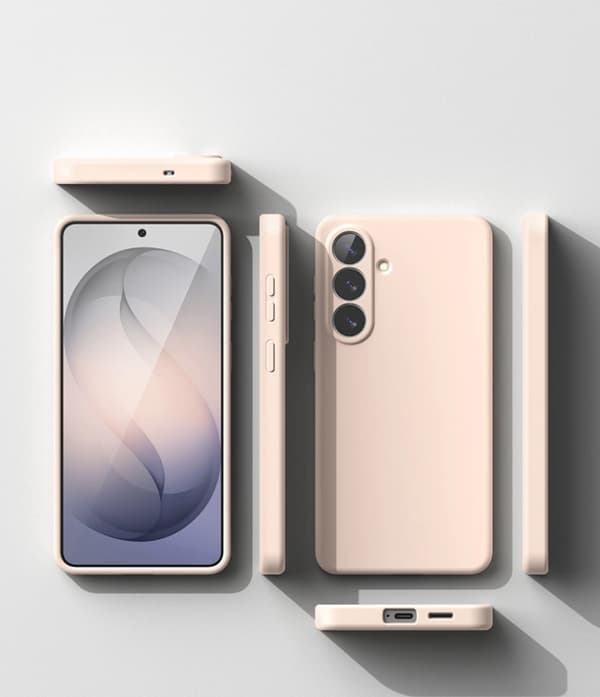 Ringke Mobilskal För Galaxy S26 Magsafe Silikon - Rosa Sand Rosa