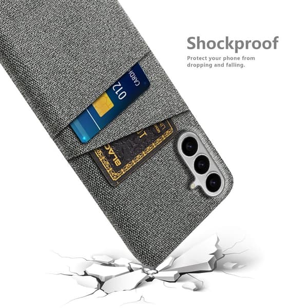 Mobilskal till Samsung Galaxy S26 / S26 Pro Kläde + Hård PC - Grå
