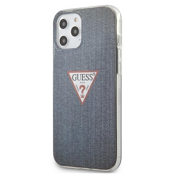 Guess iPhone 12 Pro Max Cover Jeans Collection - Marineblå Blue