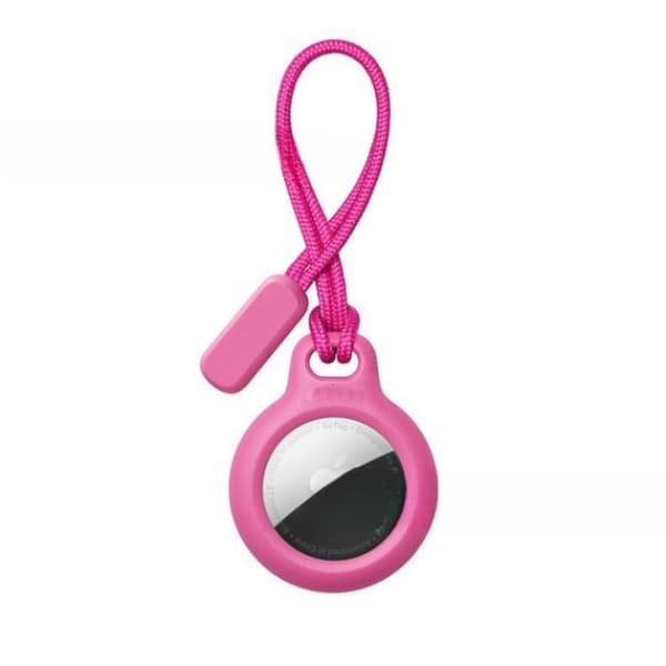 Apple Airtag Etui Rough Chain - Lyserød Rosa