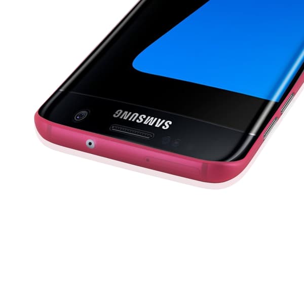 Boom Zero -kuori Samsung Galaxy S7 Edge - Punainen Red
