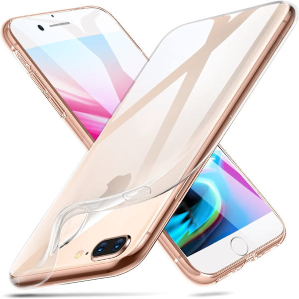 Mobilskal till iPhone 7 Plus & iPhone 8 Plus TPU - Transparent Transparent