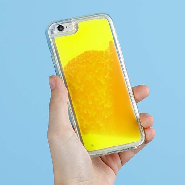 Liquid Neon Sand skal till iPhone 6/6s - Orange Orange