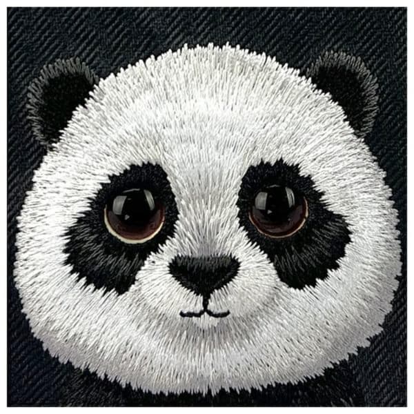 Nimmy Telefontaske til iPhone 16 Pro Max Big Eyed Pet 2.0 Panda - Sort Black