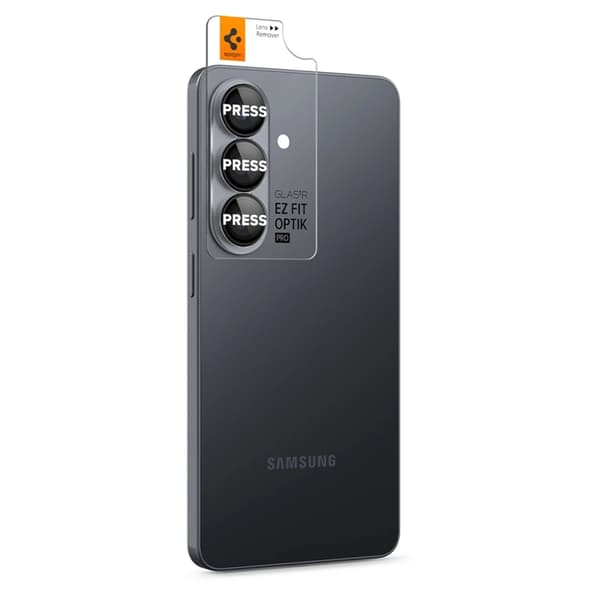 Spigen [2-Pack] Kameraskydd Härdat Glas För Galaxy S26 Plus - Svart Svart