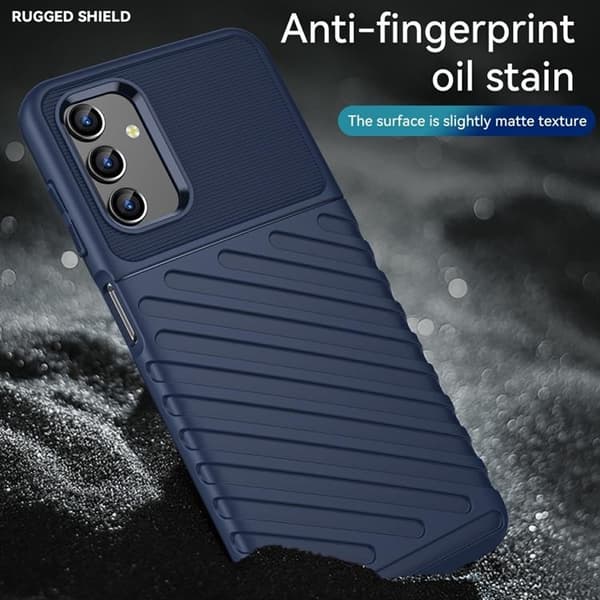 Thunder Twill Skal Galaxy A13 4G - Blå Blå