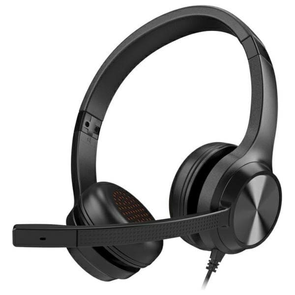 Kreative Over-Ear Hovedtelefoner Kablet med Mikrofon USB-C Chat USB - Sort Black