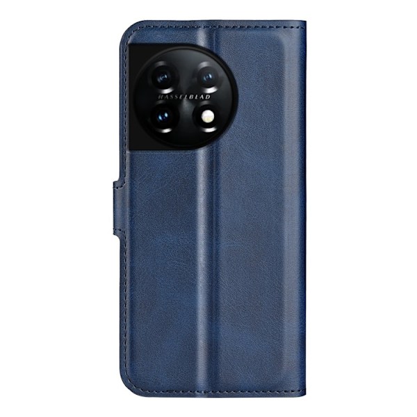 OnePlus 11 5G Plånboksfodral Calf Texture Flip - Blå Blå
