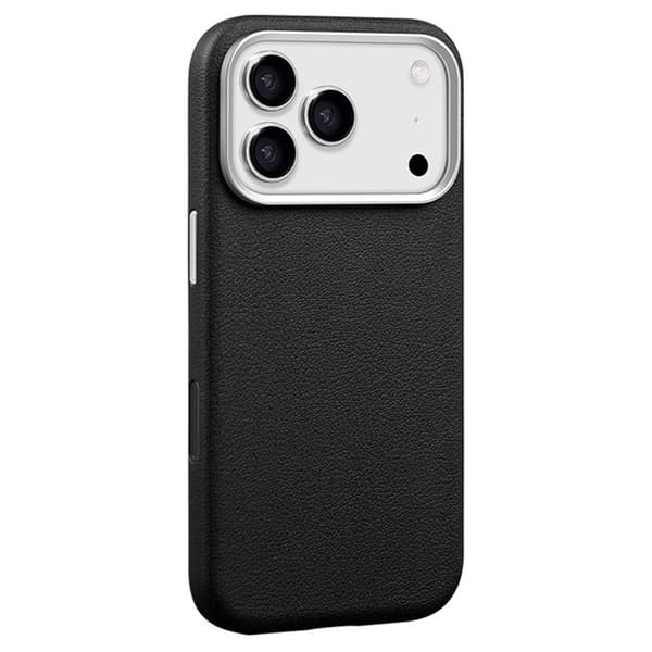 X-LEVEL Mobilskal till iPhone 17 Pro Max MagSafe PU Läder Svart