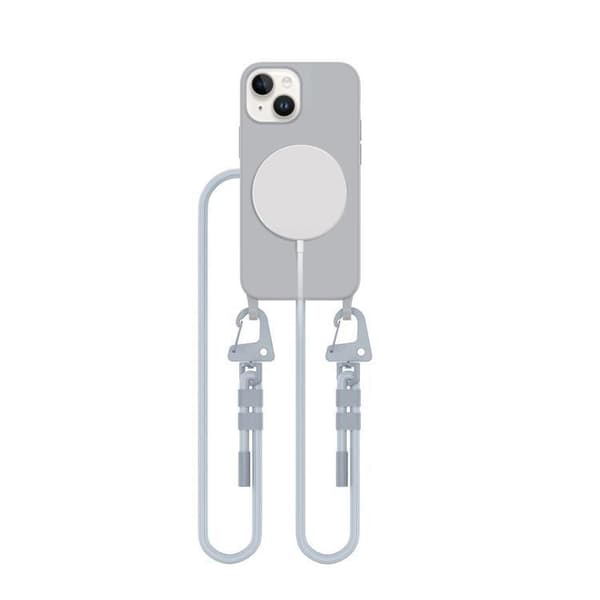 Tech-Protect iPhone 13 Mini mobiltelefon halskædebetræk Magsafe Maghalskæde Grå