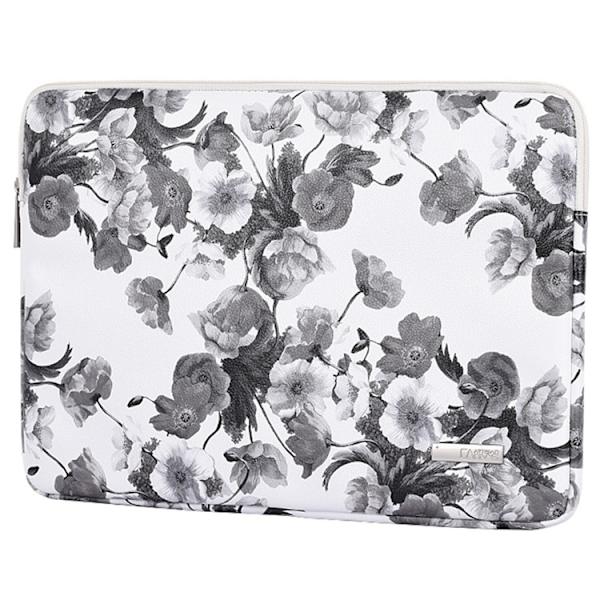 CANVASARTISAN Datorfodral 13'' Flower Pattern G1-01 Grå