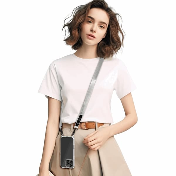 Tech-Protect Universal Mobilrem Crossbody C6S - Crayon Grey Grå