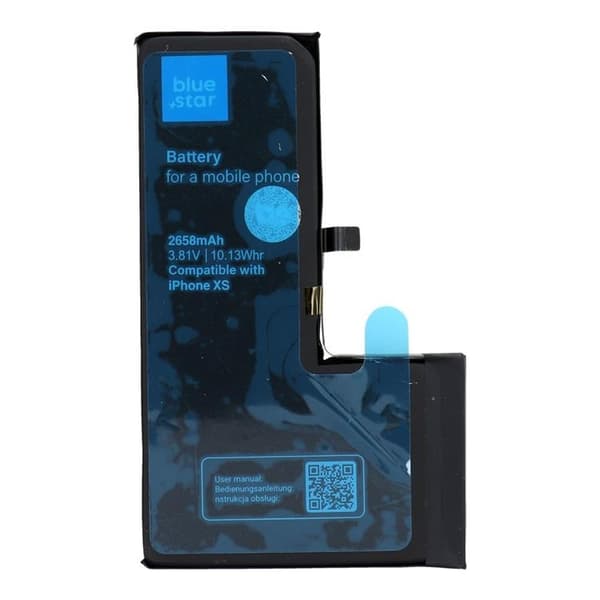 Blå stjerne iPhone XS Batteri HQ 2658 mAh