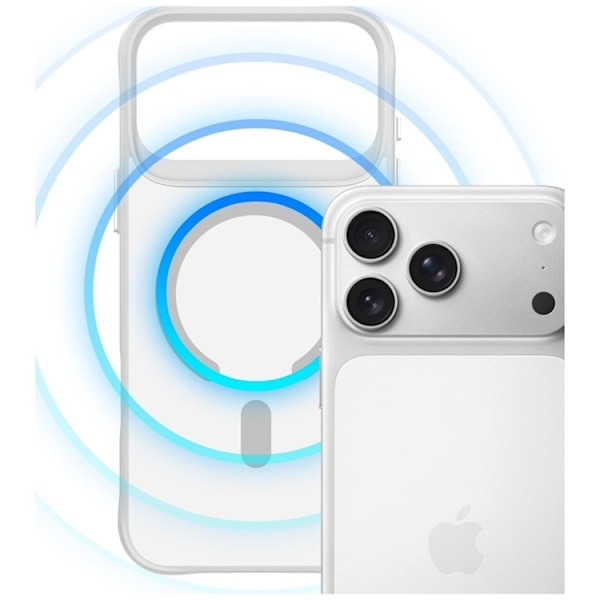 3MK Mobilskal För iPhone 17 Pro Max Magsafe Smoke - Vit Vit