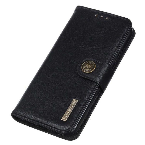 KHAZNEH Xiaomi Mi 11 Ultra Wallet Case lehmännahkainen - musta
