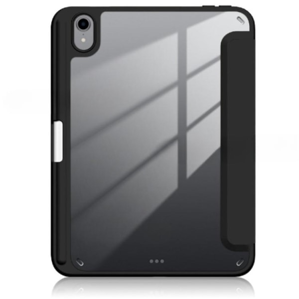 iPad mini 6 (2021) -kotelo, kolminkertainen PU-nahka - musta